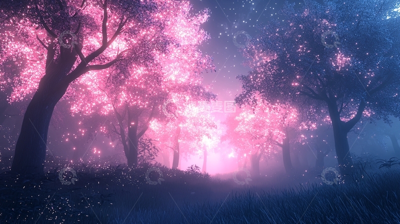 高清大图下载【趣麦麦图】梦幻森林