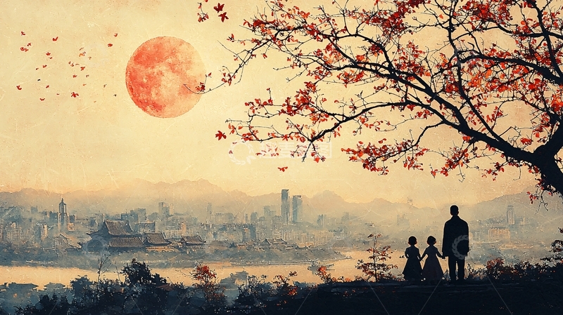 高清大图下载【趣麦麦图】红月