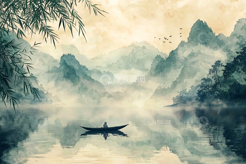 高清大图下载【趣麦麦图】水墨画