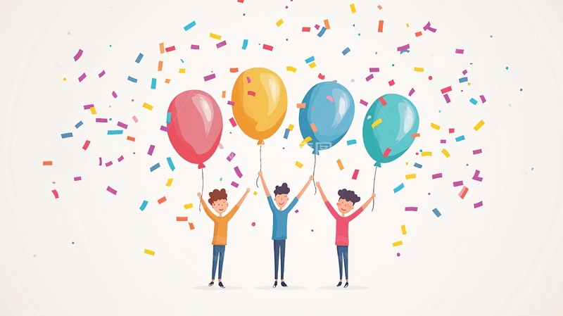 高清大图下载【趣麦麦图】彩色气球