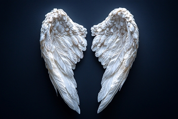 洁白的天使翅膀