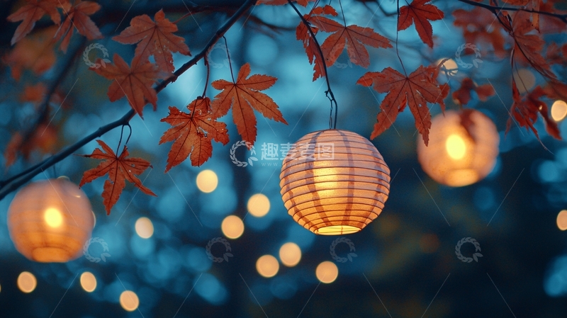 高清大图下载【趣麦麦图】秋叶