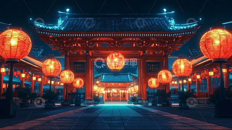 高清大图下载【趣麦麦图】夜景