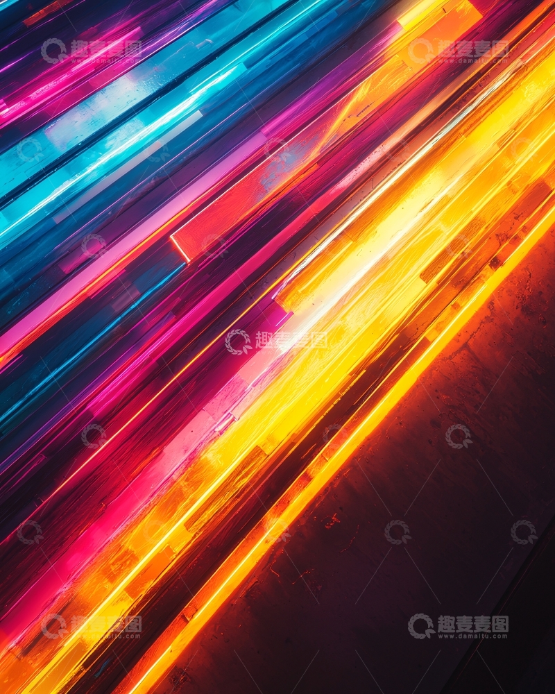 高清大图下载【趣麦麦图】彩色光线