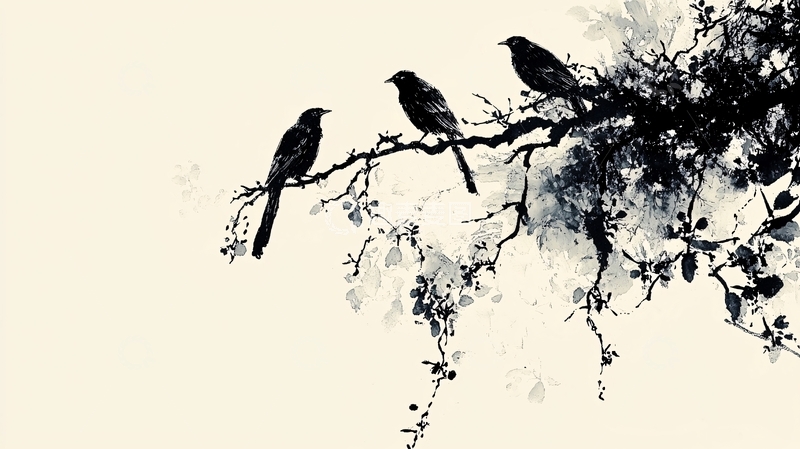 高清大图下载【趣麦麦图】水墨画