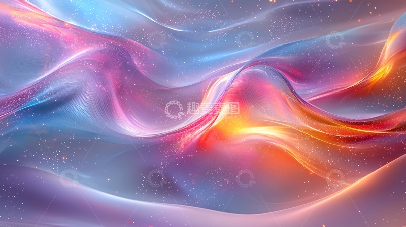 高清大图下载【趣麦麦图】梦幻般的光影流体