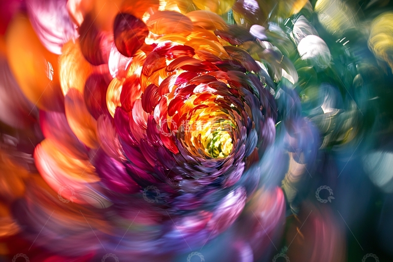 高清大图下载【趣麦麦图】色彩漩涡