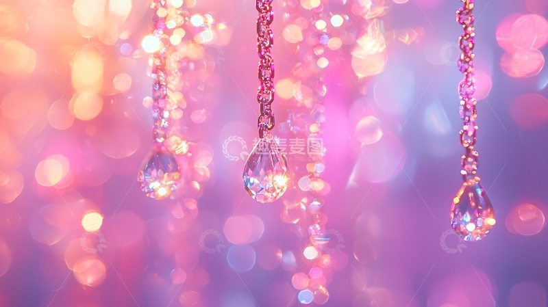 高清大图下载【趣麦麦图】梦幻水晶吊坠