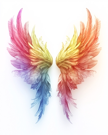 彩色翅膀