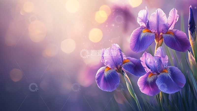 紫色鸢尾花