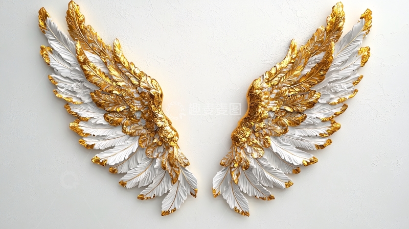 高清大图下载【趣麦麦图】金色翅膀11
