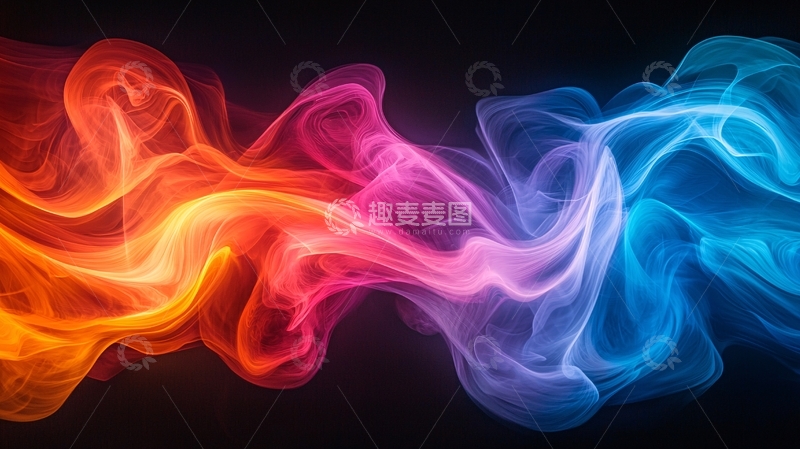 高清大图下载【趣麦麦图】彩色烟雾