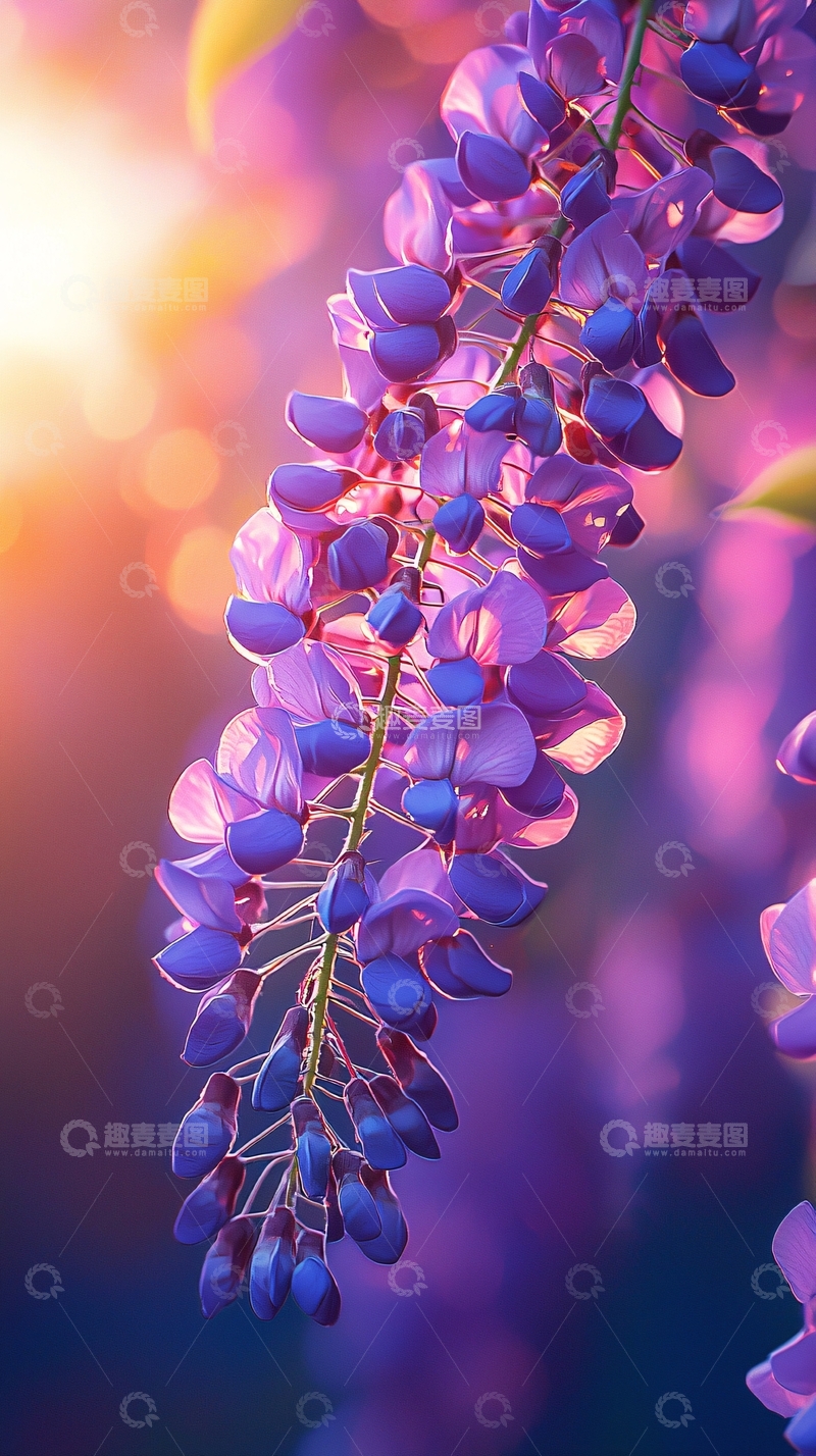 高清大图下载【趣麦麦图】紫藤花
