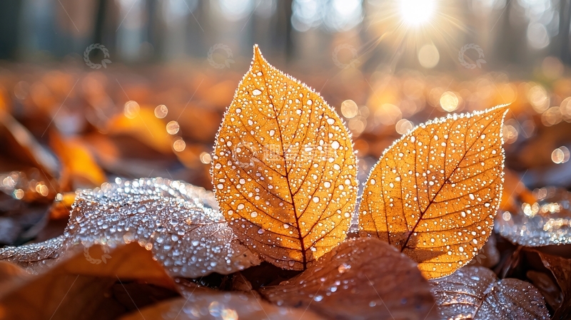 高清大图下载【趣麦麦图】落叶