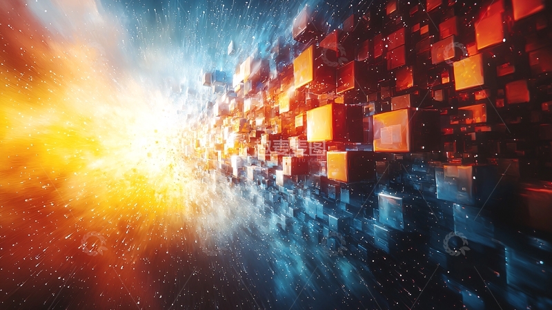 高清大图下载【趣麦麦图】宇宙方块