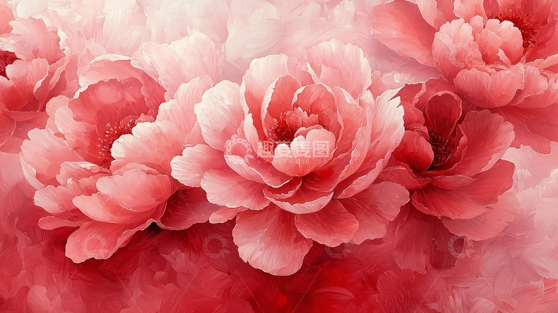 高清大图下载【趣麦麦图】粉色牡丹花高清图片