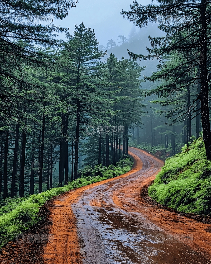 高清大图下载【趣麦麦图】蜿蜒山路