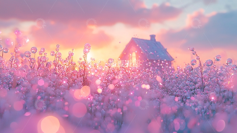 高清大图下载【趣麦麦图】梦幻冬日小屋