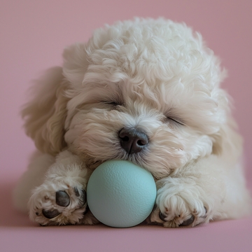 可爱玩具贵宾犬