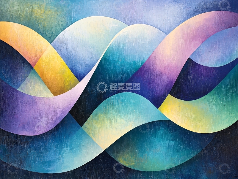 高清大图下载【趣麦麦图】抽象波浪