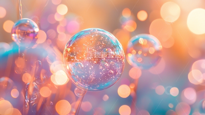 高清大图下载【趣麦麦图】梦幻泡泡