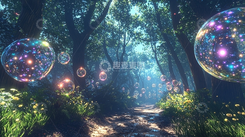 高清大图下载【趣麦麦图】梦幻森林