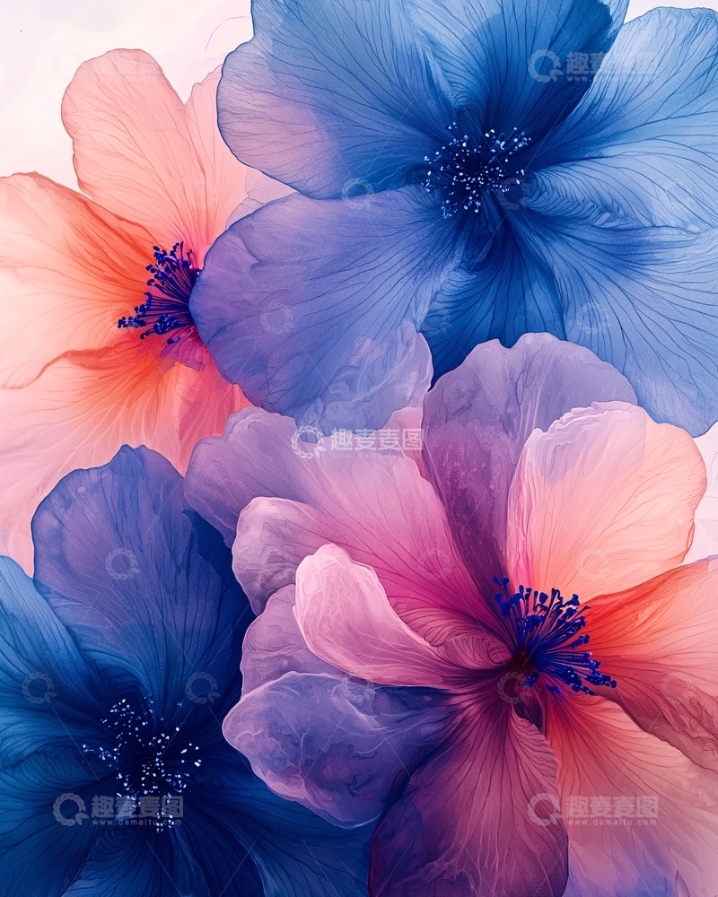 高清大图下载【趣麦麦图】梦幻花朵