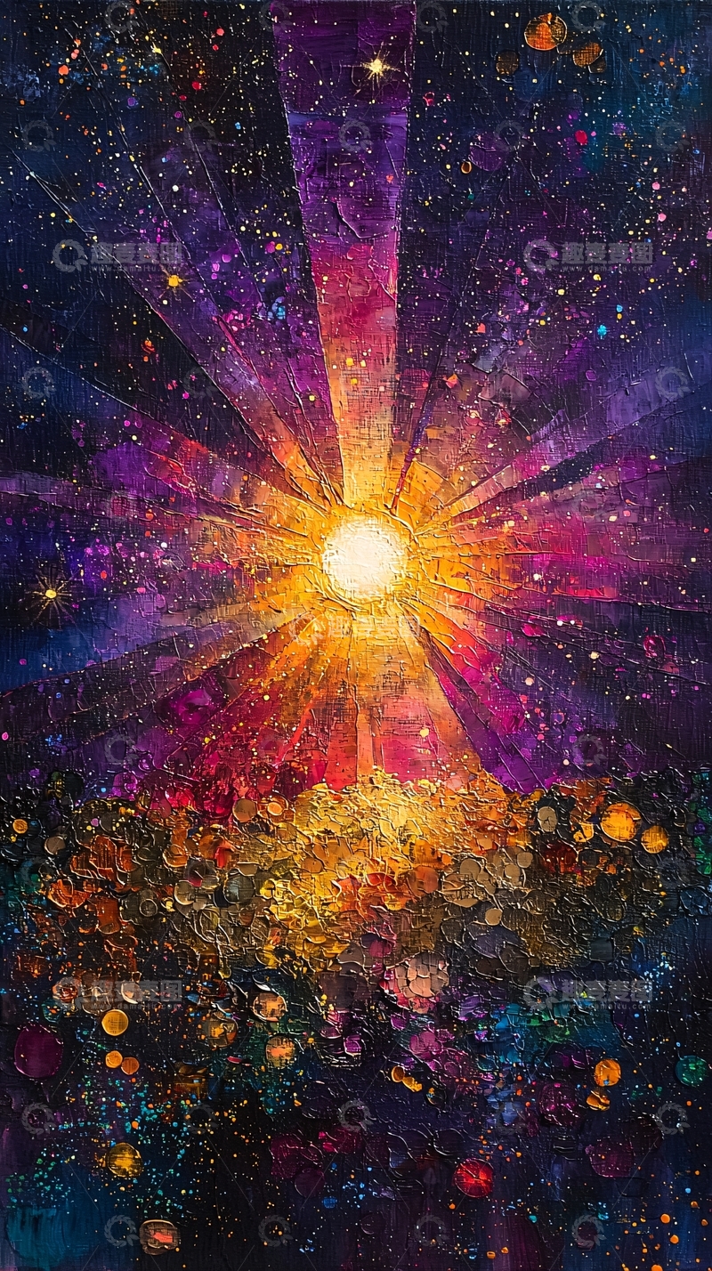 高清大图下载【趣麦麦图】宇宙日出