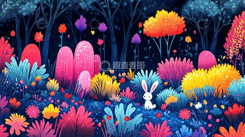 高清大图下载【趣麦麦图】梦幻森林