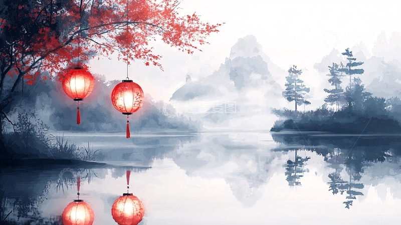 高清大图下载【趣麦麦图】水墨画