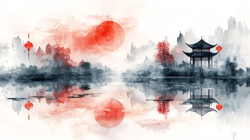 高清大图下载【趣麦麦图】水墨画