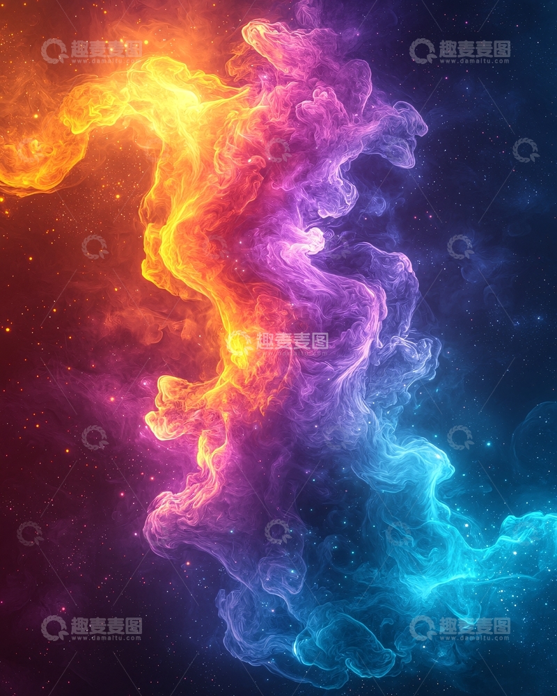 高清大图下载【趣麦麦图】彩色烟雾