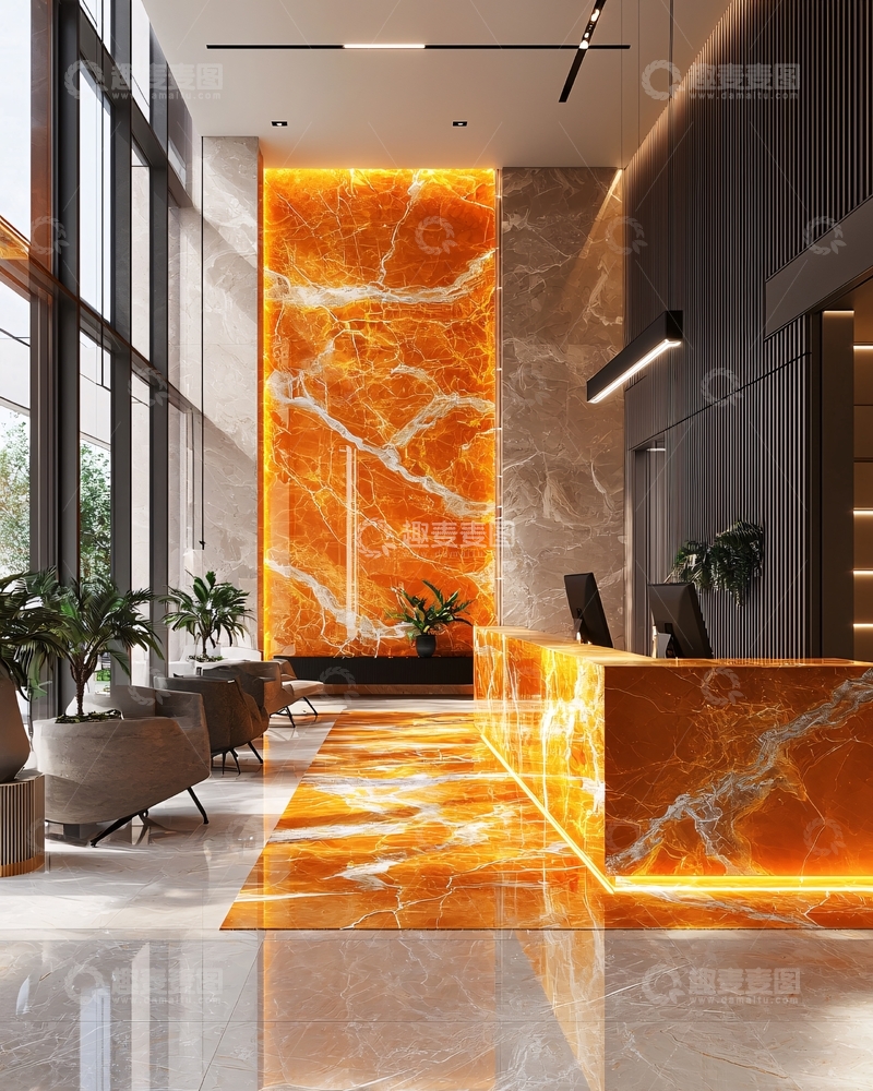 高清大图下载【趣麦麦图】高端酒店大堂设计