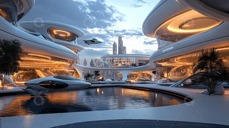 高清大图下载【趣麦麦图】未来科技城市114