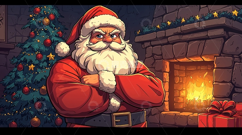 高清大图下载【趣麦麦图】圣诞老人