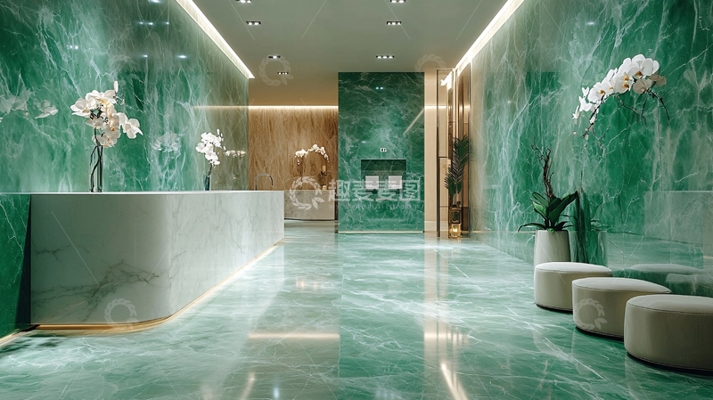 高清大图下载【趣麦麦图】高端玉石背景墙