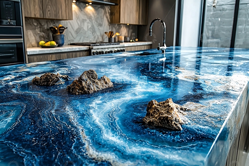 高清大图下载【趣麦麦图】流体艺术台面