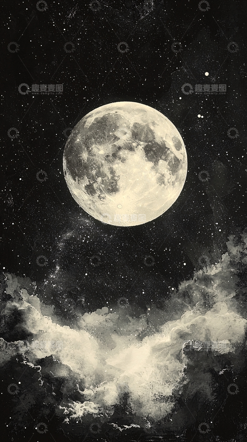 高清大图下载【趣麦麦图】黑夜