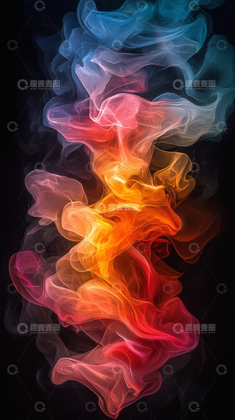 高清大图下载【趣麦麦图】彩色烟雾