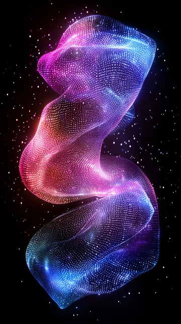 梦幻多彩光线旋转