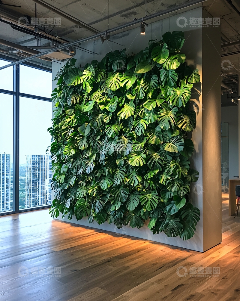 高清大图下载【趣麦麦图】绿植墙