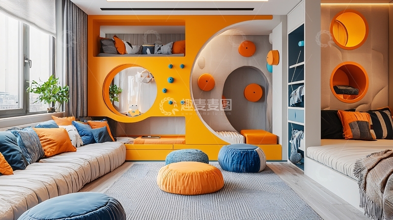 高清大图下载【趣麦麦图】儿童房设计