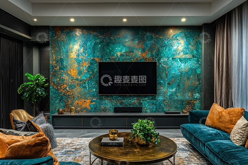 高清大图下载【趣麦麦图】电视背景墙