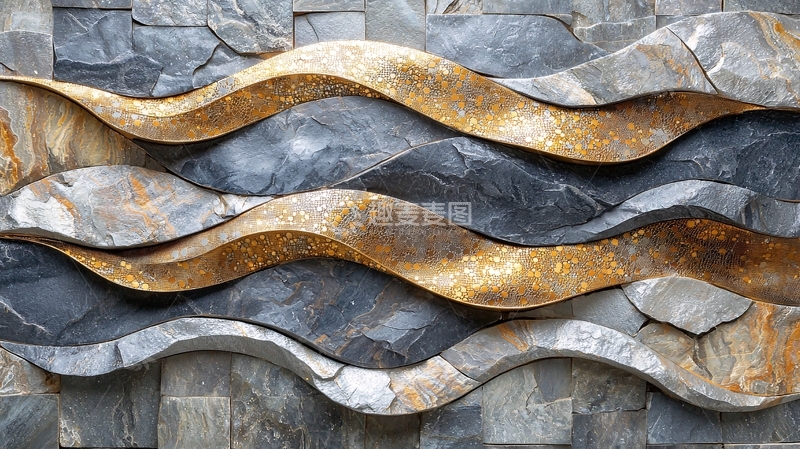 高清大图下载【趣麦麦图】石材波浪纹理