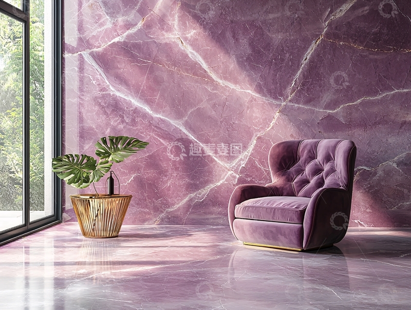 高清大图下载【趣麦麦图】紫色大理石背景