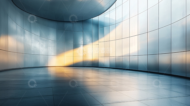 高清大图下载【趣麦麦图】现代建筑室内光影