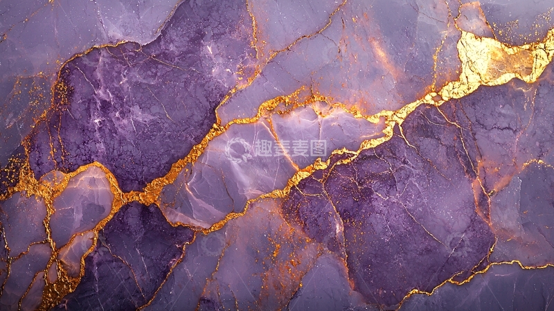 高清大图下载【趣麦麦图】紫色大理石纹理9