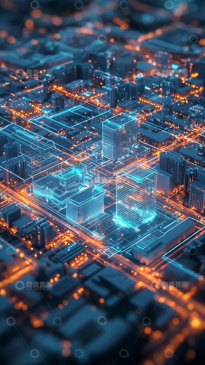 高清大图下载【趣麦麦图】未来科技城市115