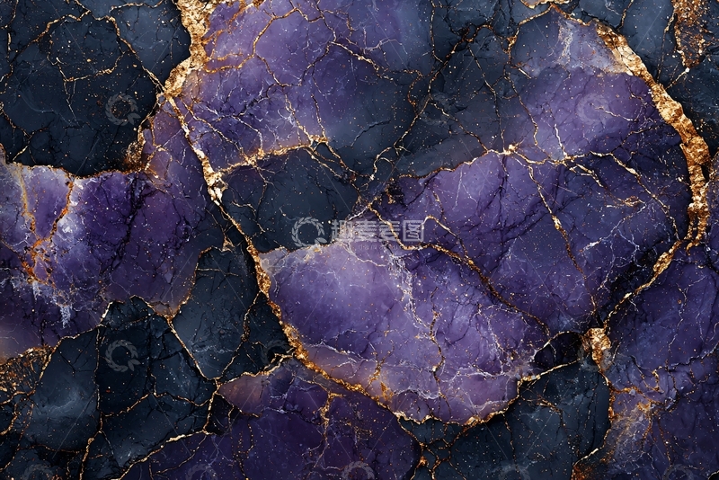 高清大图下载【趣麦麦图】紫金石纹理背景
