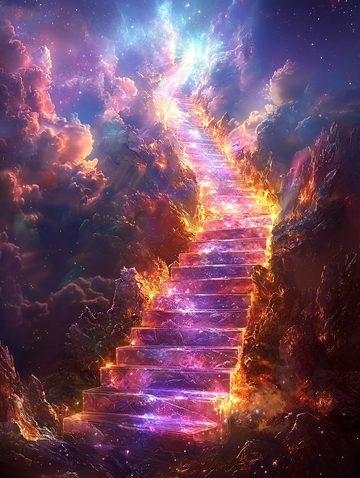 通往宇宙的星光阶梯